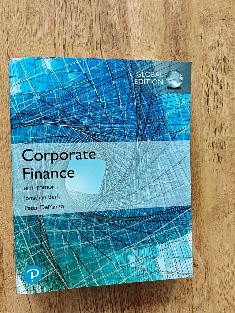 Corporate Finance, Ophalen of Verzenden, Zo goed als nieuw