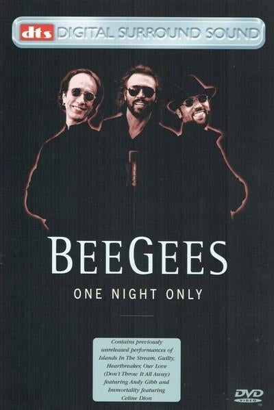 Bee Gees - One Night Only DVD, Alle leeftijden, Ophalen of Verzenden, Zo goed als nieuw