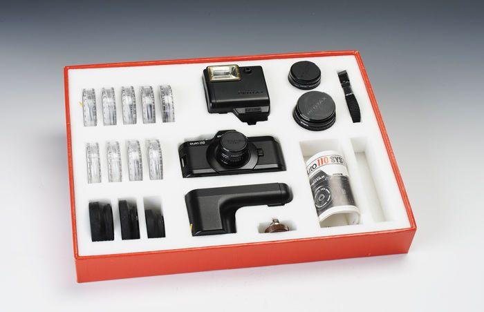 Pentax auto 110 set, Ophalen of Verzenden, Zo goed als nieuw, Spiegelreflex, Pentax