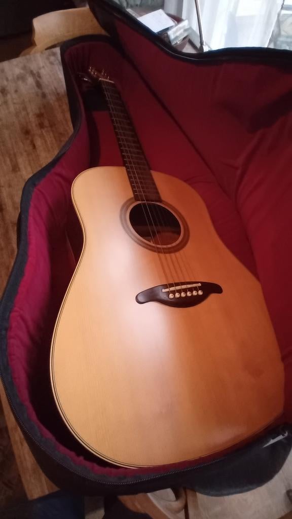 Ibanez Akoestische Gitaar met Accessoires, Ophalen of Verzenden, Zo goed als nieuw, Western- of Steelstringgitaar, Met koffer