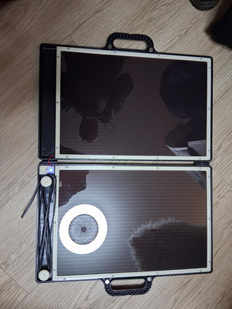 Zonnepaneel voor caravan, Ophalen