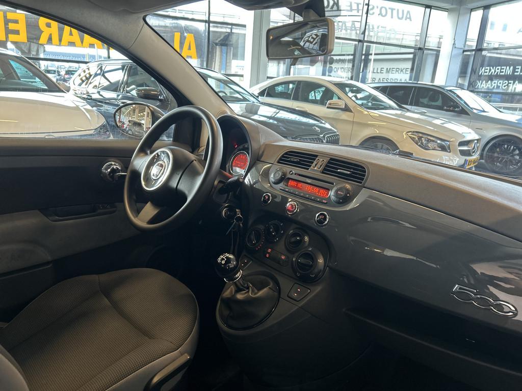 Fiat 500 1.0 TwinAir Pop | Airco | LM velgen | Nederlands ge, Auto's, Voorwielaandrijving, Stof, Gebruikt, Origineel Nederlands