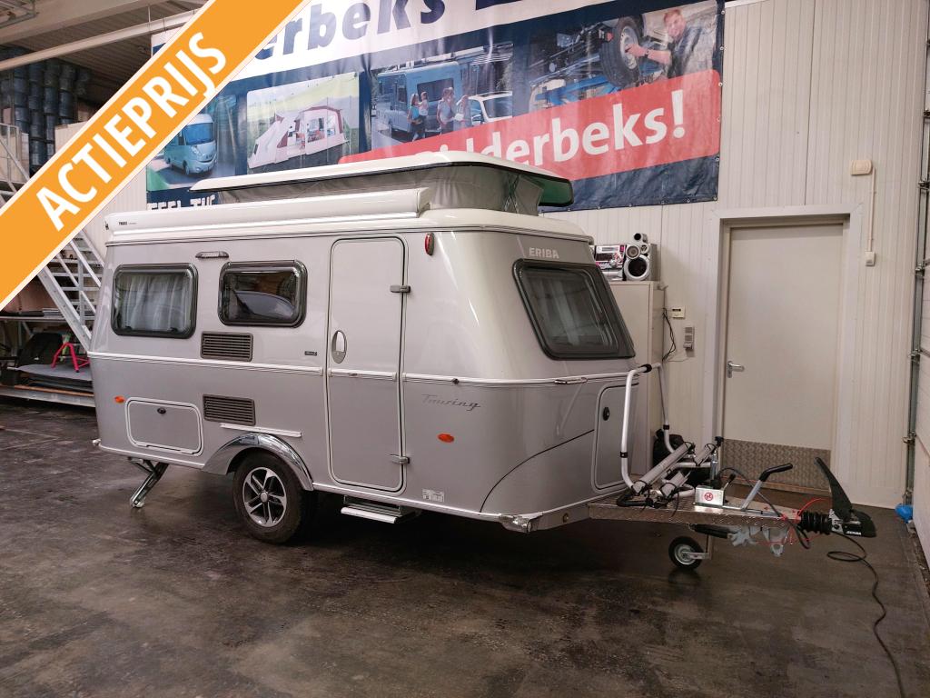 Eriba Touring Legend 430 ACTIE, Caravans en Kamperen, Standaardzit, Schokbreker, Bedrijf, Tot en met 3