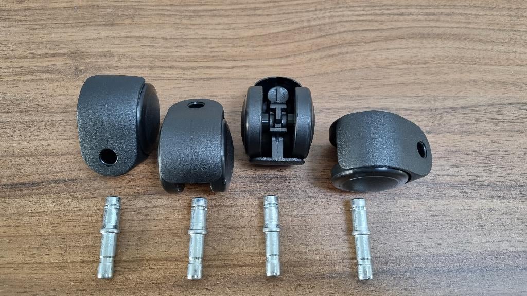 Montis Charly / Chaplin wielen, Huis en Inrichting, Stoelen, Kunststof, Zwart, Nieuw, Ophalen of Verzenden