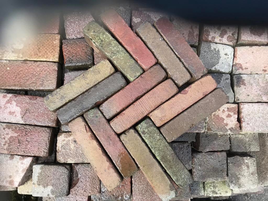 Gebakken waalformaat klinkers, Overige materialen, Gebruikt, Klinkers, Ophalen of Verzenden