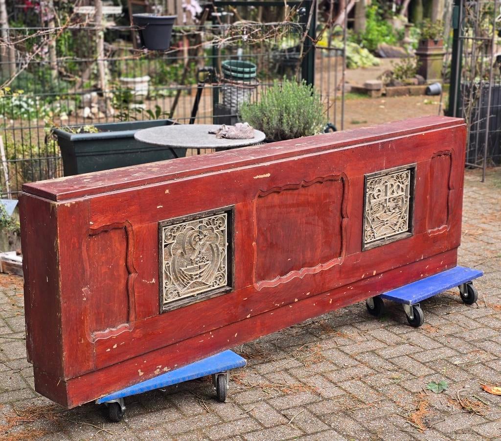 Antieke eikenhouten altaar balustrade uit Frankrijk, Antiek en Kunst, Ophalen