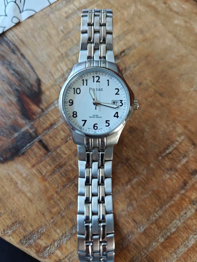 Pulsar Horloge - Klassiek en Tijdloos Design, Overige merken, Staal, Gebruikt, Staal