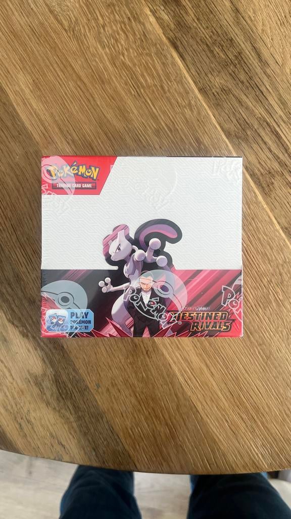Pokémon Destined Rivals Booster Box SV10, Ophalen of Verzenden, Nieuw, Boosterbox, Foil