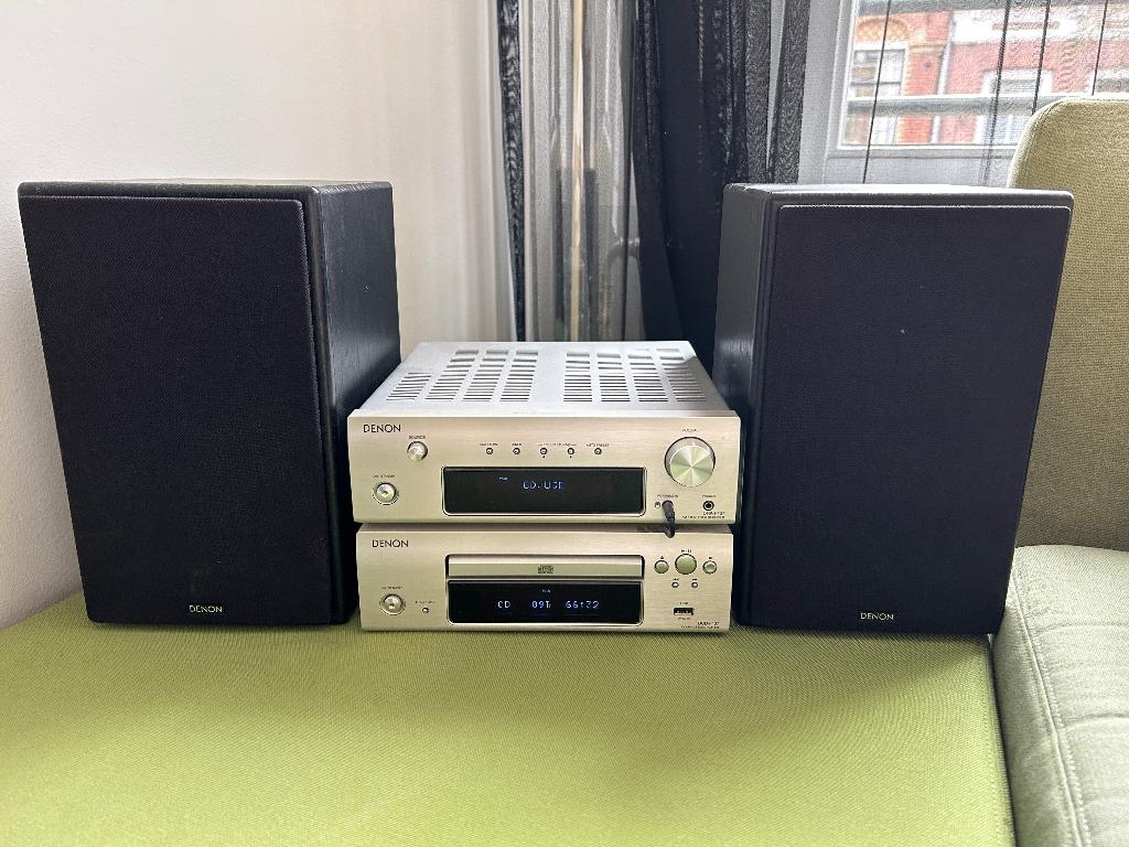 Complete Denon HiFi mini set 2x65W, Audio, Tv en Foto, Stereo-sets, Ophalen, Losse componenten, Denon, Tuner of Radio