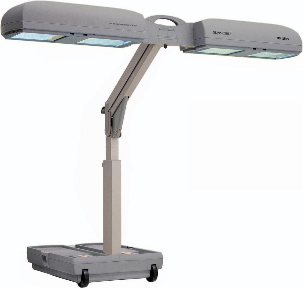 Philips Sunmobile HB950 - Compacte Zonnebank, Ophalen, Gebruikt, Zonnebank enkelzijdig, Minder dan 10 lampen