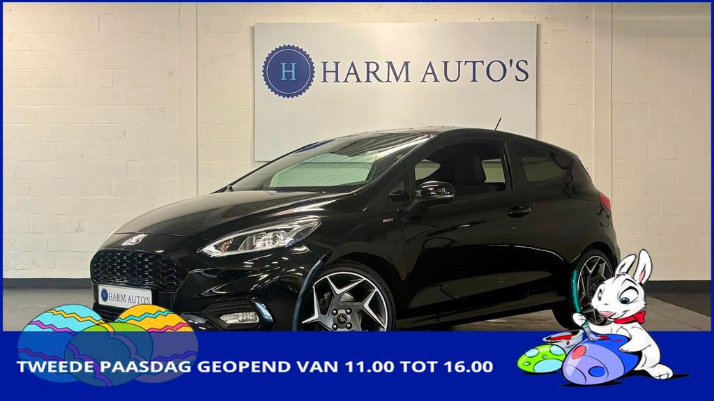 Ford Fiesta 1.0 EcoBoost ST-Line Clima / Navi / PDC / LED /, Voorwielaandrijving, Gebruikt, Zwart, Origineel Nederlands