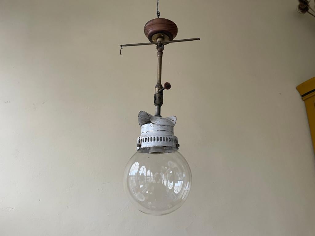 Lamp Hanglamp Plafondlamp Frans antiek, Ophalen of Verzenden