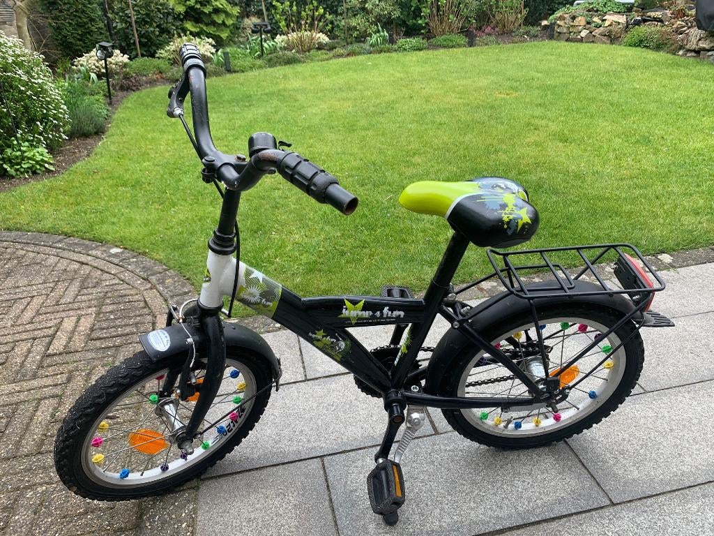 Kinderfiets, Fietsen en Brommers, Fietsen | Kinderfietsjes, Ophalen, Gebruikt, 16 tot 20 inch, Bike fun kids