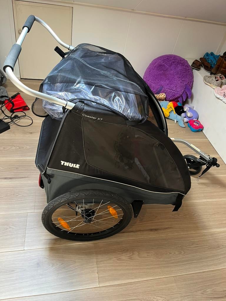 Thule fietskar, Ophalen, Zo goed als nieuw, Kinderkar, 40 tot 60 kg