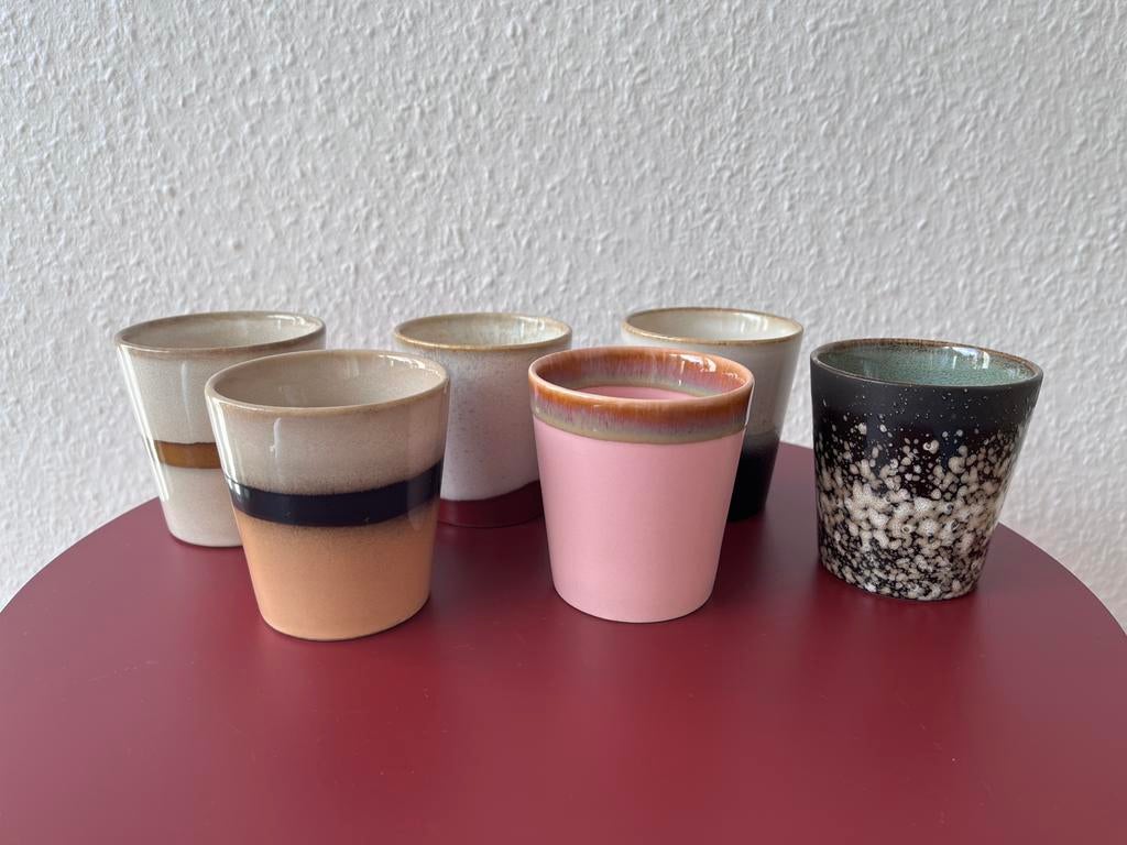 Hk living kopjes, ophalen, Ophalen, Keramiek, Zo goed als nieuw, Overige stijlen