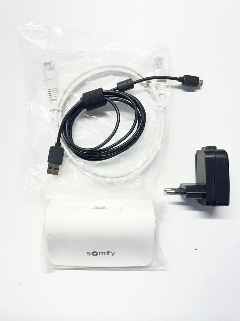 Somfy Connexoon IO NIEUW, Doe-het-zelf en Verbouw, Rolluiken, Ophalen of Verzenden, Zo goed als nieuw, Wit, Minder dan 100 cm