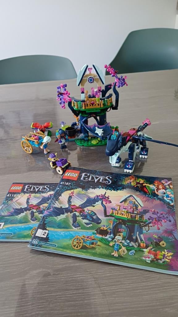 Lego Elves 41187 Rosalyn's genezingsplaats, Ophalen of Verzenden, Zo goed als nieuw, Complete set, Lego