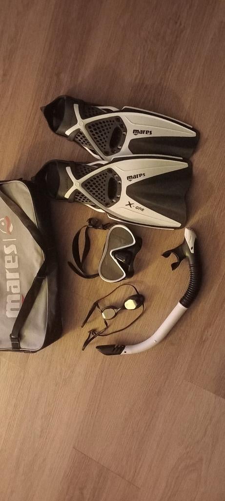 snorkel set zwart, Watersport en Boten, Duiken, Ophalen of Verzenden