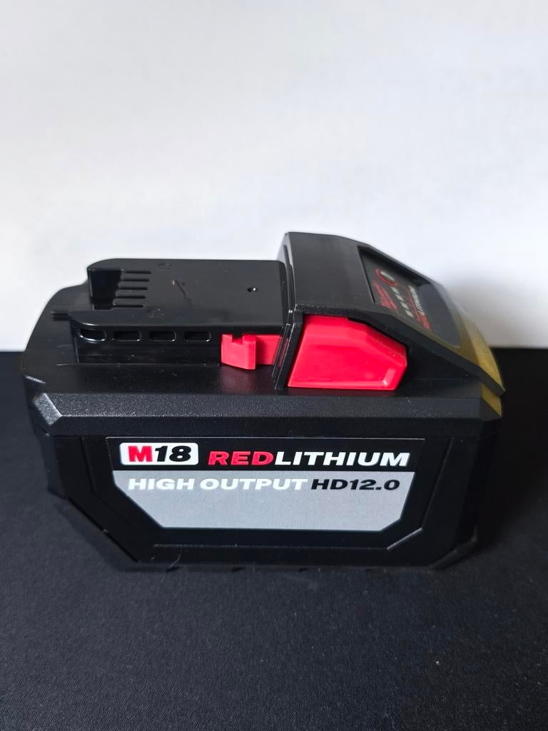 Milwaukee M18 18v HD12.0 accu, Ophalen of Verzenden, Gebruikt