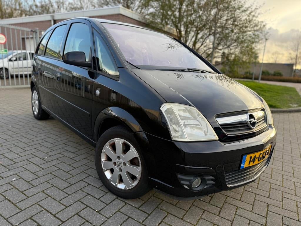 Opel Meriva 1.6-16V/AIRCO/TREKHAAK/CRUISECONTROL/NAP, Auto's, Voorwielaandrijving, 4 cilinders, Zwart, Origineel Nederlands