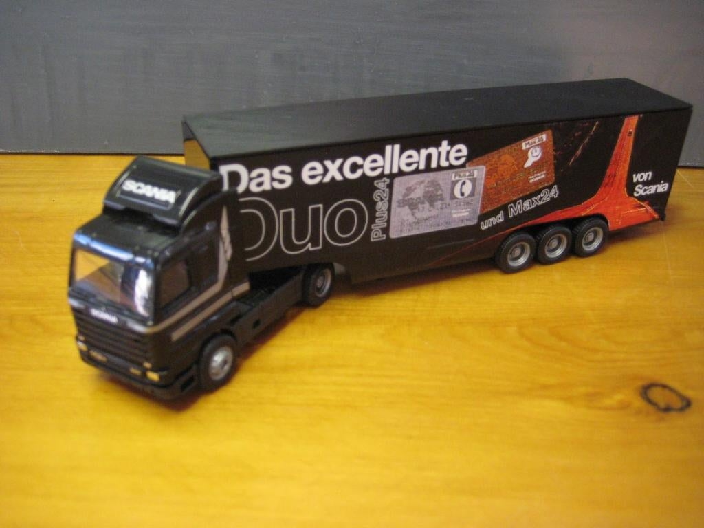 Herpa Scania trekkers met oplegger, Ophalen of Verzenden, Zo goed als nieuw, Bus of Vrachtwagen, Herpa