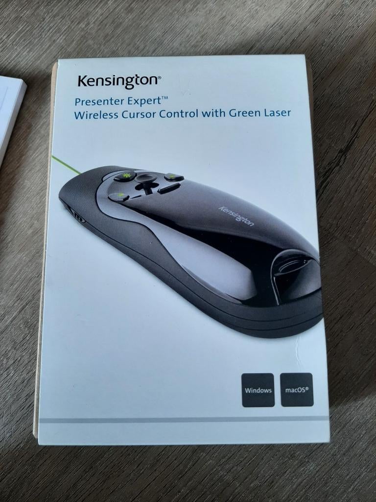 Kensington Presenter Expert Draadloze Presenter Groene Laser, Ophalen, Zo goed als nieuw, Kensington, MacOS