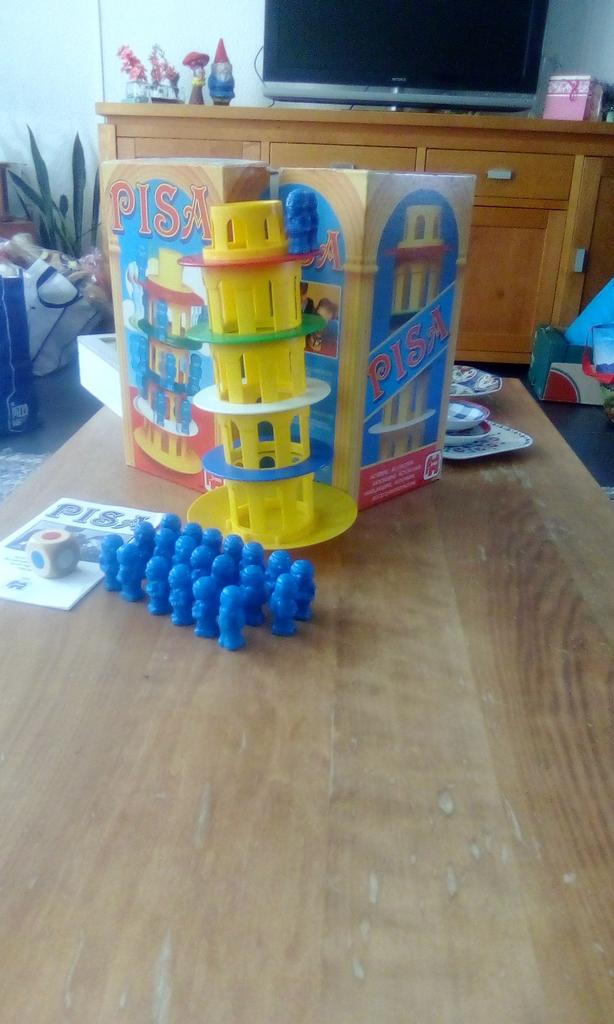 Toren van Pisa compleet, Hobby en Vrije tijd, Gezelschapsspellen | Bordspellen, Ophalen, Zo goed als nieuw