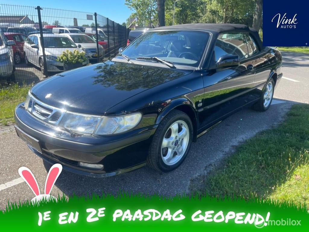 Saab 9-3 Cabrio 2.0t SE | Anniversary | Lederen Bekleding |, Voorwielaandrijving, Gebruikt, 4 cilinders, Stoelverwarming