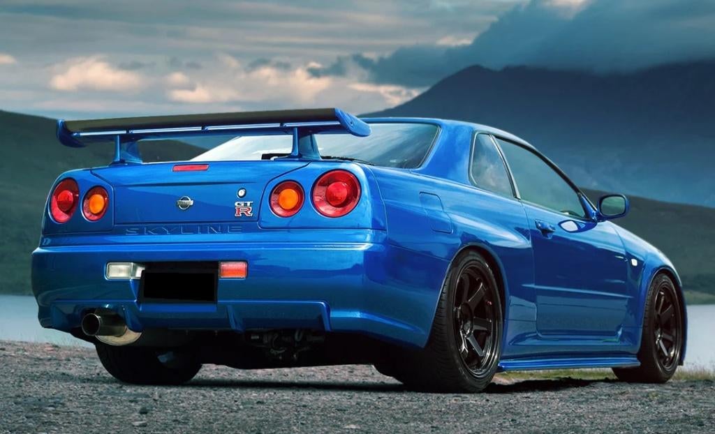 Z-tune style fenders skirts achterbumper Skyline R34 GTT, Ophalen