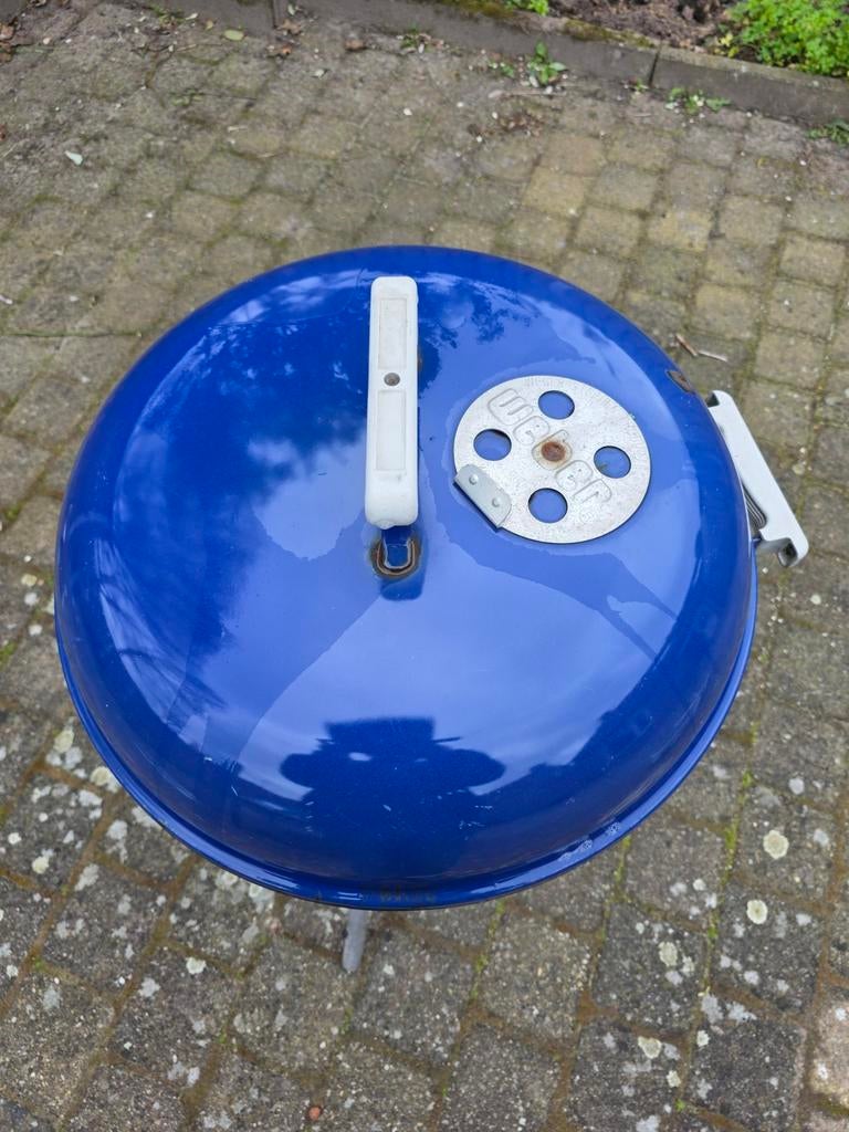 Blauwe Weber BBQ te koop, Tuin en Terras, Ophalen of Verzenden, Gebruikt, Weber