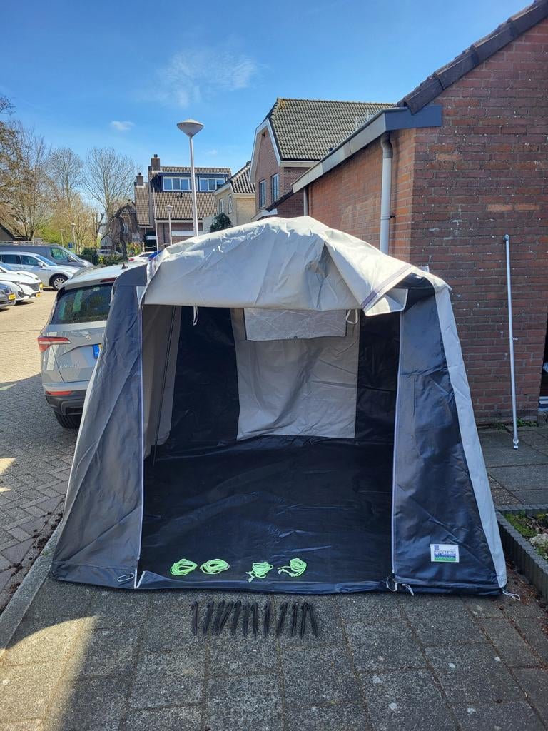 Schuurtent, Ophalen, Gebruikt