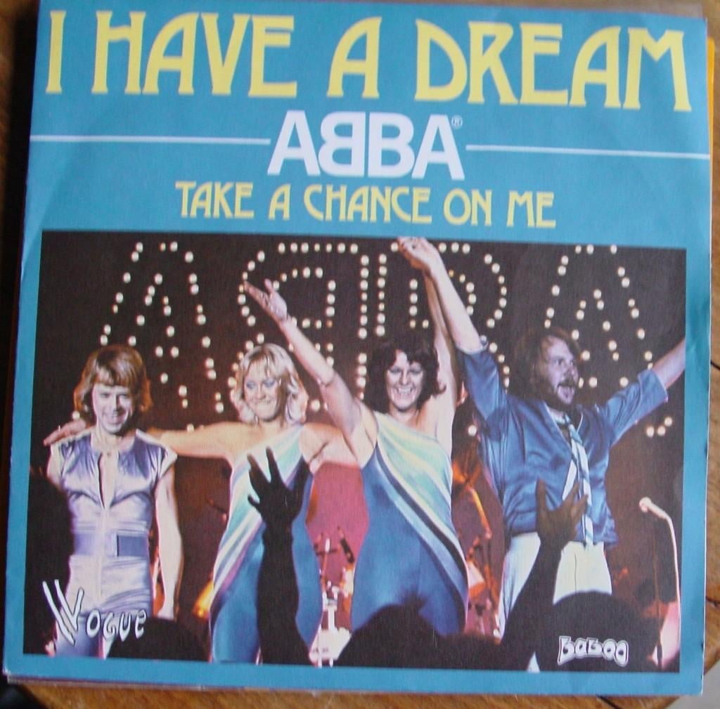 45T 7INCH VINYL SINGLE ABBA, Cd's en Dvd's, Vinyl Singles, Ophalen of Verzenden, Zo goed als nieuw, Pop