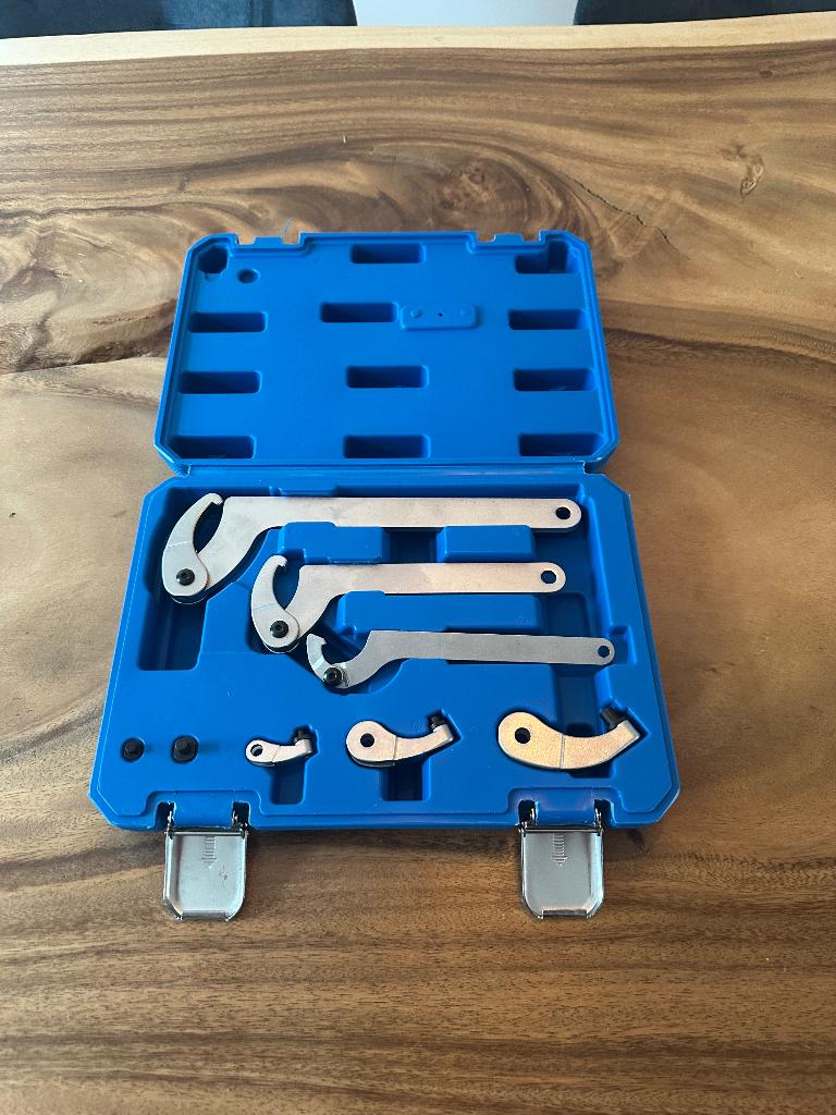 HBM 8 delige haaksleutelset, Ophalen of Verzenden, Zo goed als nieuw