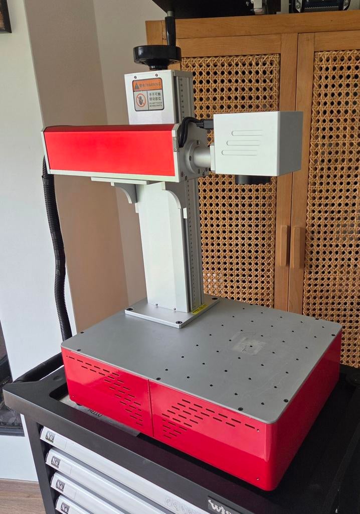 Fiberlaser 30W MOPA - RVS kleur graveren, diepe gravure, Ophalen