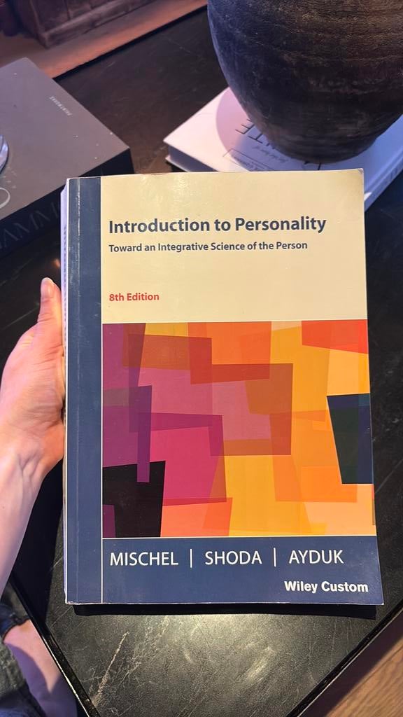 Introduction to personality wiley custom, Ophalen of Verzenden, Beta, Zo goed als nieuw, WO