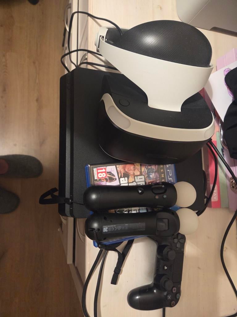 PlayStation VR + PS4 + Controllers + GTA V – COMPLETE SET, Ophalen of Verzenden