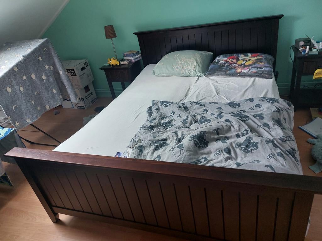 Elektrische 2 persoonsbed, Ophalen, Gebruikt, Tweepersoons