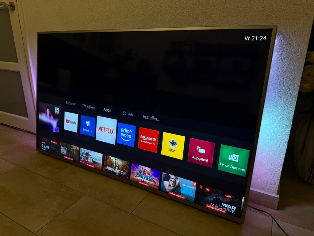 Philips 4K Ambilight Smart TV - 65 inch, Ophalen, Philips, 50 Hz, LCD