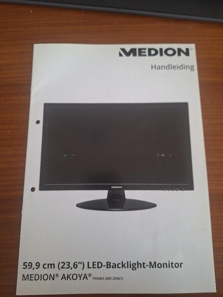 LED-Backlight-Monitor MEDION AKOYA, Ophalen, Gebruikt, 3 tot 5 ms, Medion