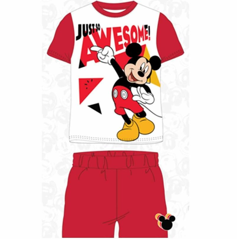 Mickey Mouse Shortama W/R - 92 - 98 - 116 - 128 - Katoen, Kinderen en Baby's, Disney, Nacht- of Onderkleding, Nieuw, Ophalen of Verzenden
