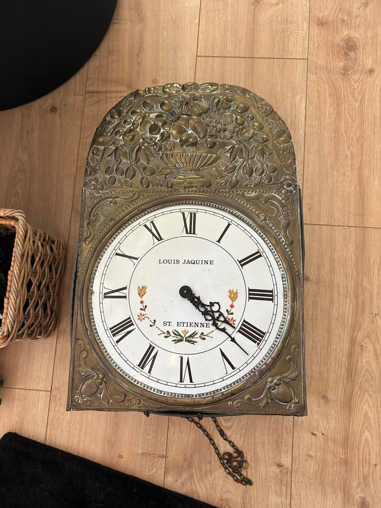 Antieke Comtoise klok - Louis Jaquine St. Etienne, Ophalen