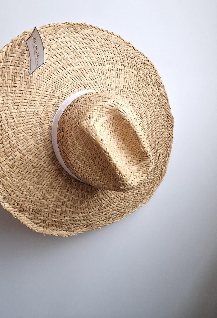Strohoed van Riviera Maison, Ophalen, Zo goed als nieuw, One size fits all, Hoed