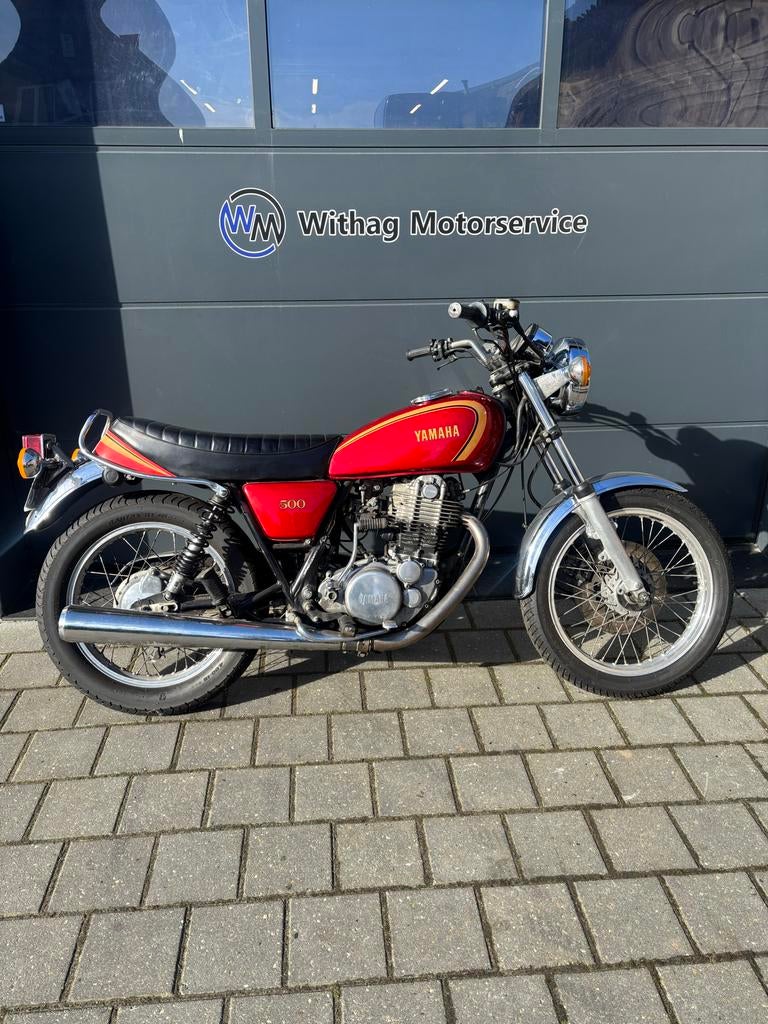 Yamaha SR500 - 1980 - Nieuwe banden!, Motorrijbewijs A, Toermotor, 1 cilinder, 12 t/m 35 kW
