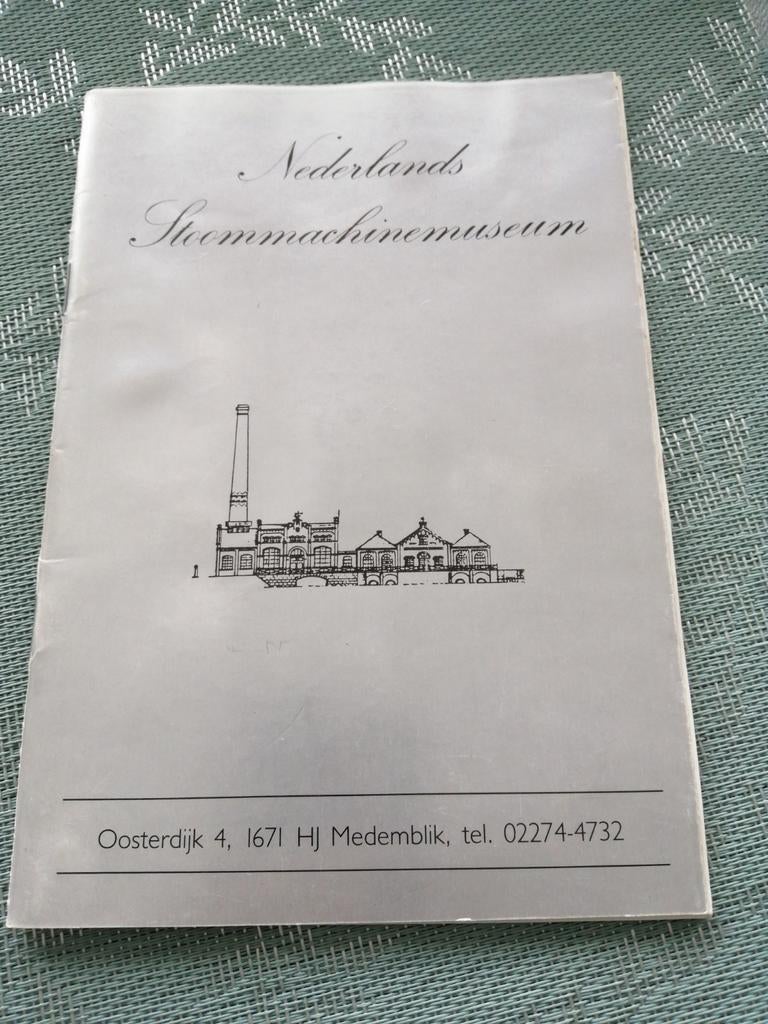 Nederlands Stoommachinemuseum Gids Medemblik, Ophalen of Verzenden, Overige merken