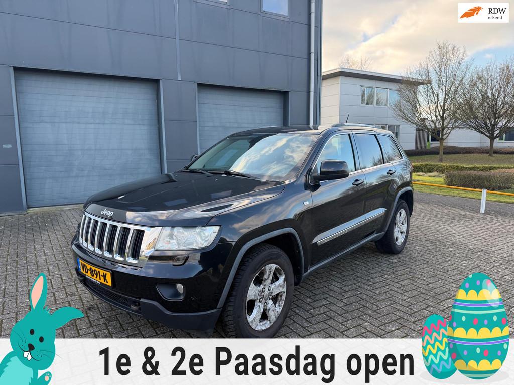 Jeep Grand Cherokee 3.0 CRD Limited automaat 2011, Lichtsensor, Gebruikt, Zwart, 2987 cc