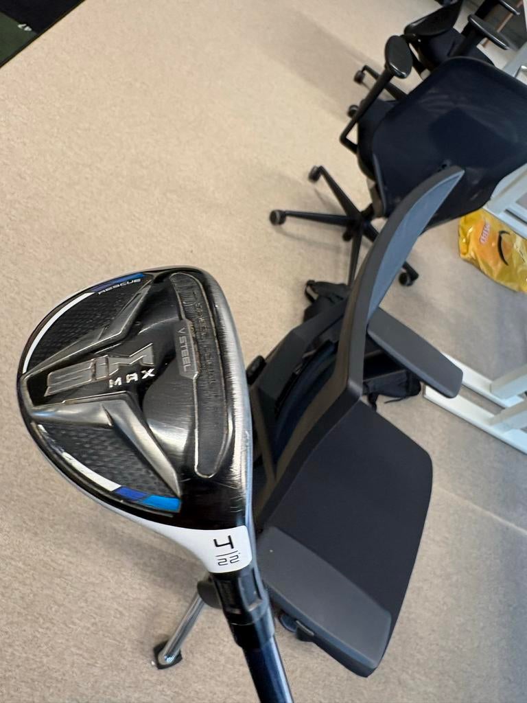 TaylorMade SIM Max Hybride 4 (22 graden) - Fujikura Schacht, Sport en Fitness, Golf, Ophalen, Zo goed als nieuw, Club, Overige merken