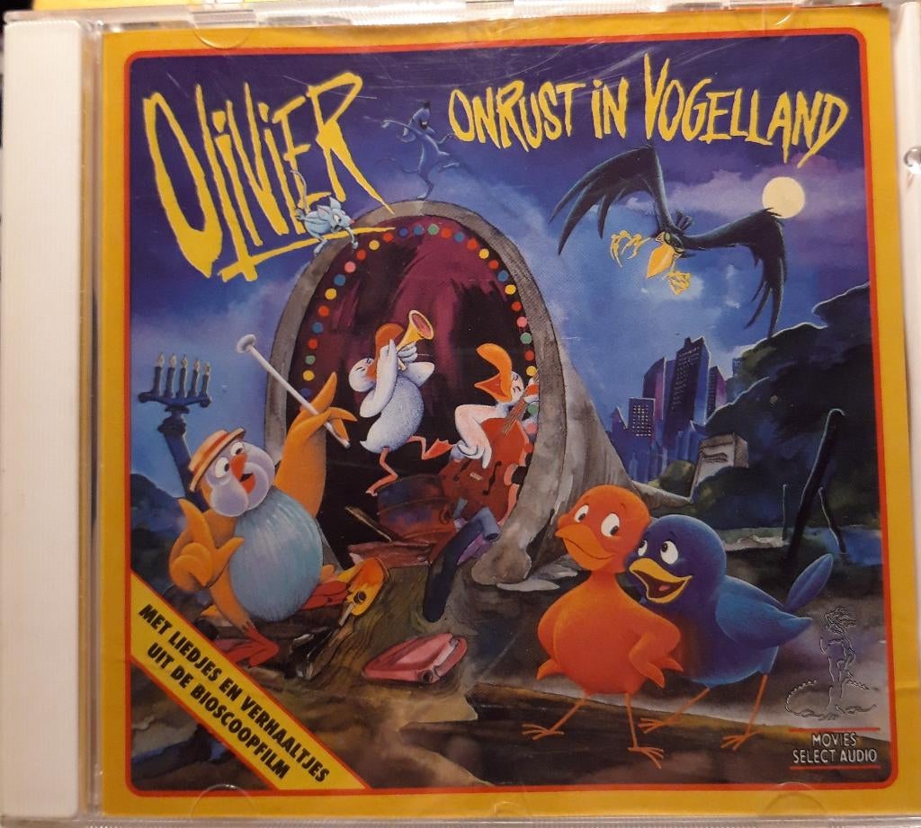 Olivier onrust in vogelland met liedjes uit de film
