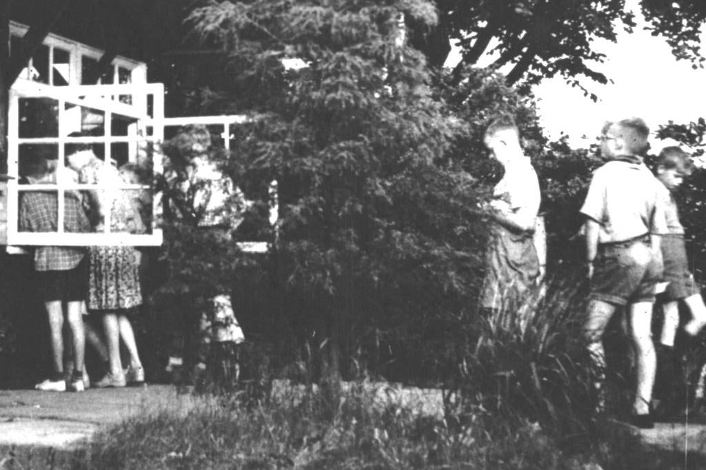 991381 Elst 1955 Utr Jeugdherberg Eikelkamp 1955 Gelopen, Verzamelen, Ophalen of Verzenden, 1940 tot 1960, Gelopen, Utrecht