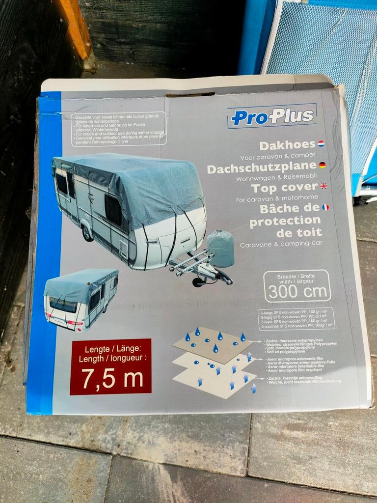 ProPlus Camper Caravan Dakhoes 7.5m - Zo goed als nieuw, Caravans en Kamperen, Ophalen
