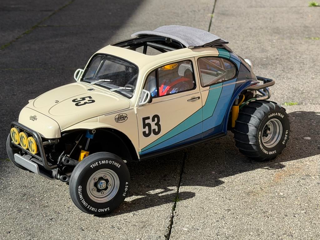 Custom Tamiya Sand Scorchers, Hobby en Vrije tijd, Modelbouw | Radiografisch | Auto's, Nieuw, Auto onroad, Elektro, Schaal 1:10
